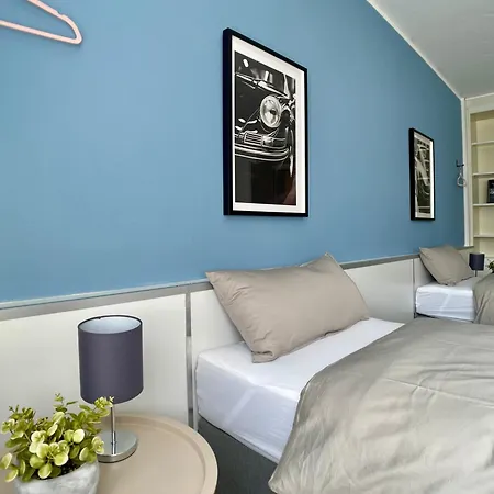 Urban Haven-zentrum-3 Schlafzimmer-5 Einzelbetten-waschmaschine * Štutgart